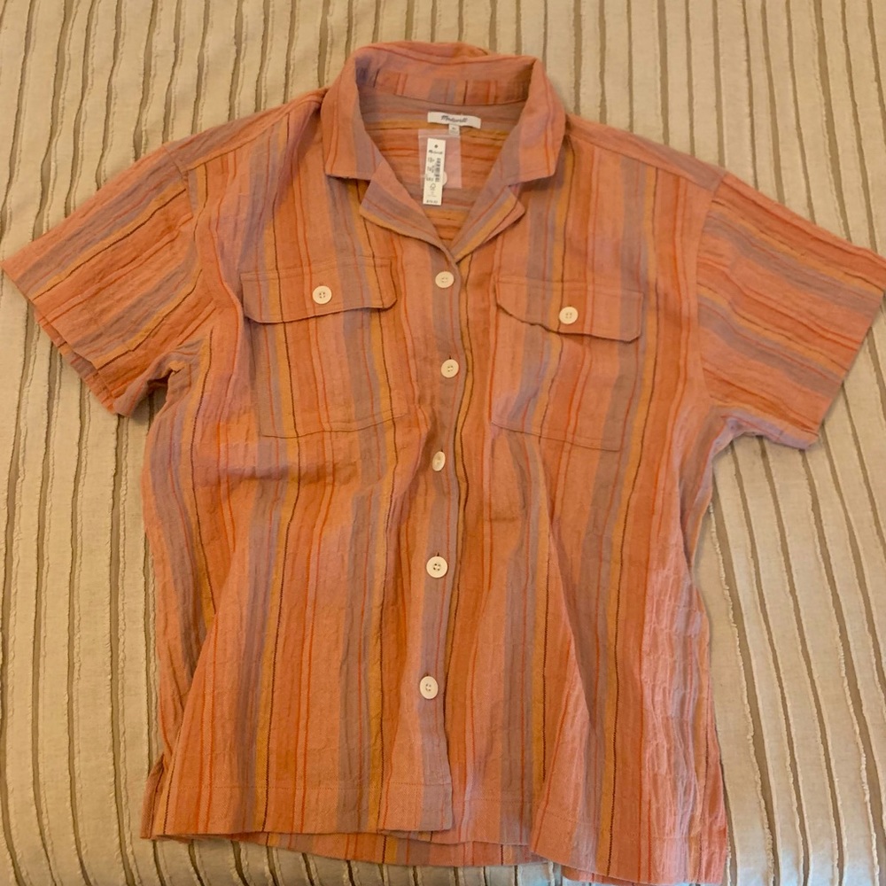 Brand new casual button down shirt